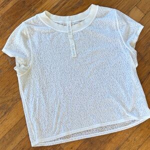 lululemon athletica White Short Sleeve Tee